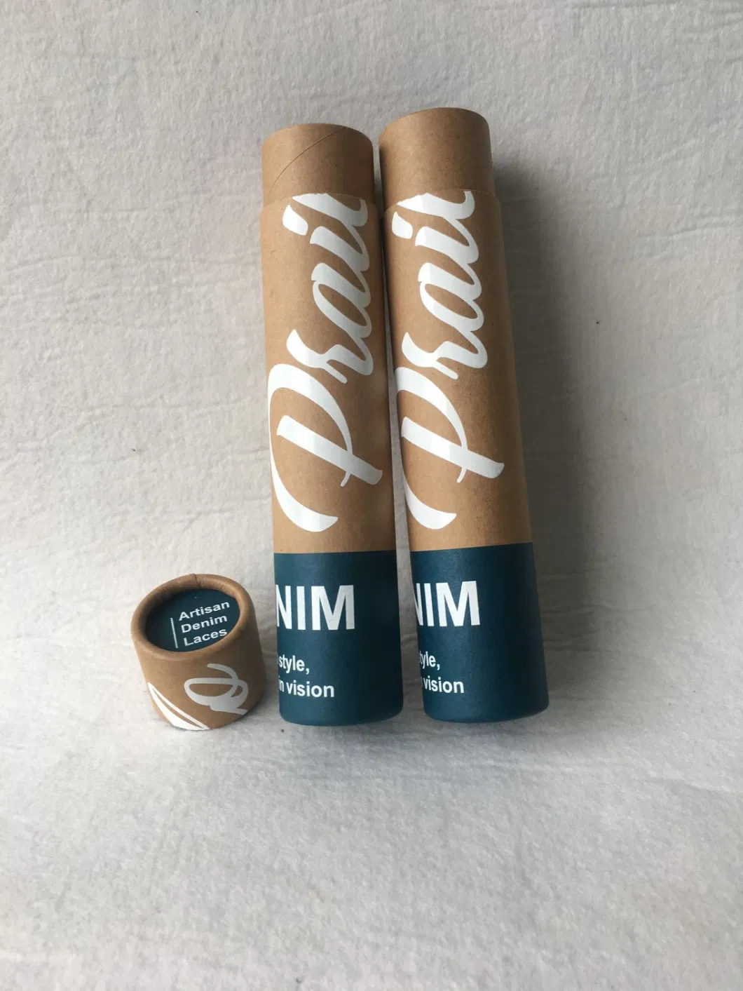 Custom Label Printed Incense Package Cylinder Paper Tube Lip Balm Packaging Tube