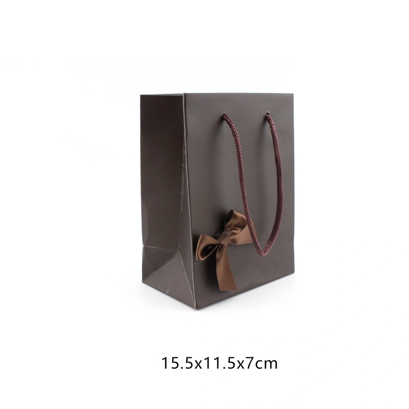 Luxury Custom Cardboard Bow Ribbon Jewelry Gift Set Necklace Pendant Ring Earring Bracelet Paper Packaging Gift Box with Gift Bag