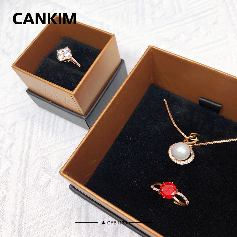 Cankim Jewellery Box Paper Jewellery Boxes Packaging Custom Logo Paper Jewellery Box for Necklace