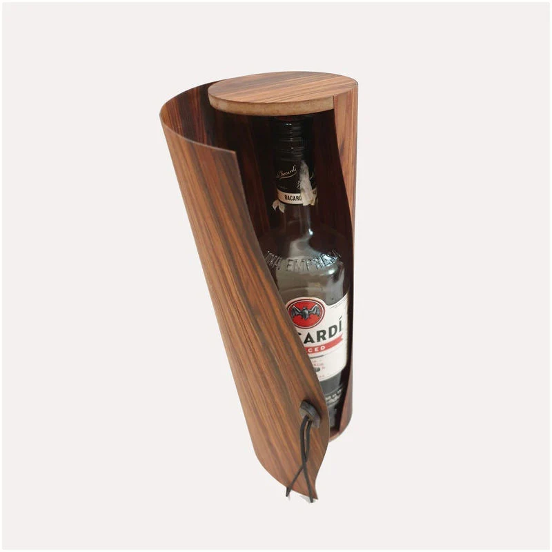 Vintage Gray Wooden/Wood Gift Box for Wine Bottle Packaging/Packing/Storage