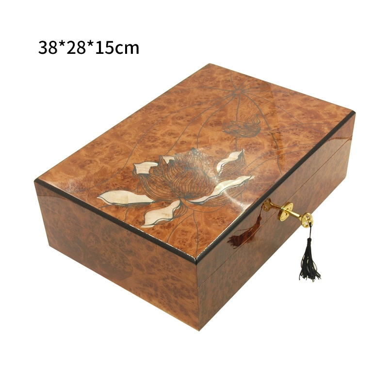 Custom Logo Engraved Wood Jewelry Packing Box Wholesale Manufacturer Design Handmade Wooden Jewelry Box Supplier