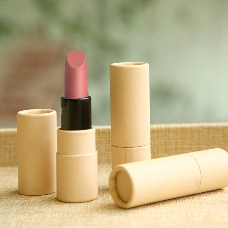 10ml 30ml 50ml Cosmetic Packaging Recycled Kraft Cardboard White Brown Black Paper Tube for Essential Oil Bottle