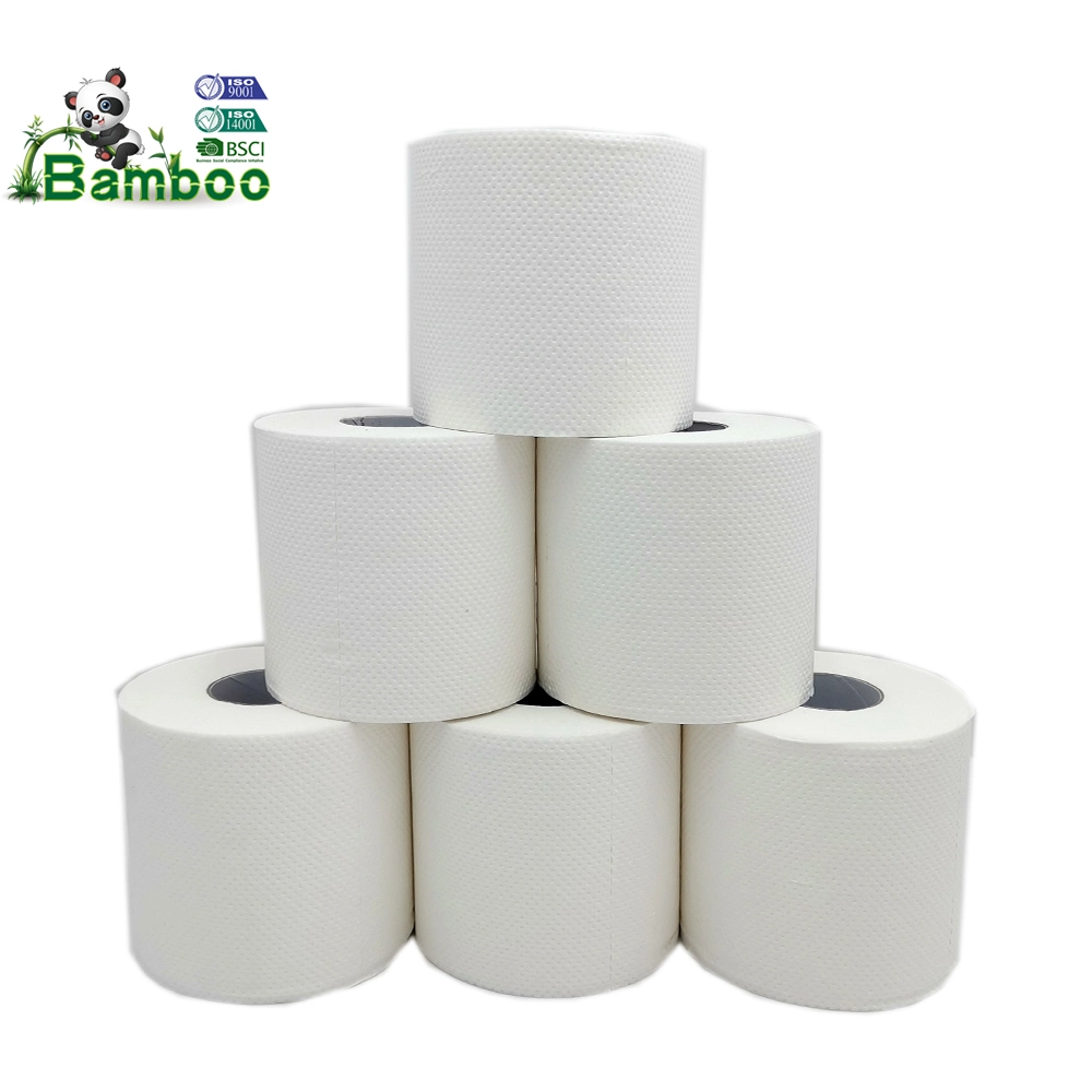 Factory Wholesale Custom Eco-Friendly Bamboo Pulp Toilet Paper Tissue Paper