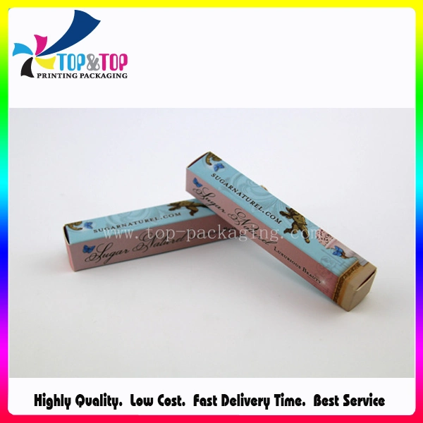 Cmyk Printing Lipstick Packaging Coated Paper Small Paper Cosmetic Box