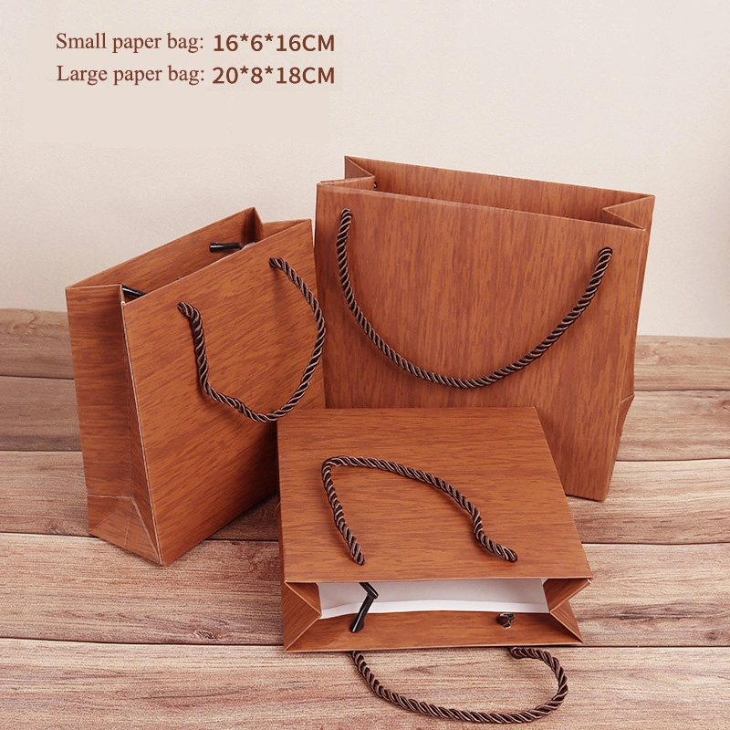 Wood Grain Jewellery Accessories Box Gift Packaging Box