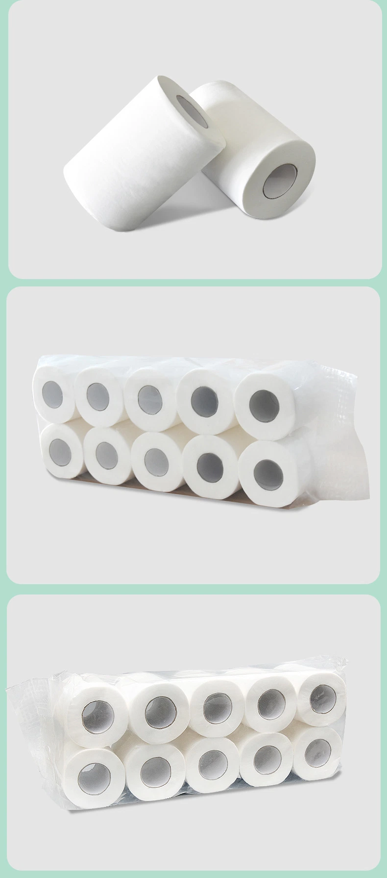 Eco Friendly Wholesale Price Toilet Tissue Paper Roll Customized Bamboo Toilet Paper Roll