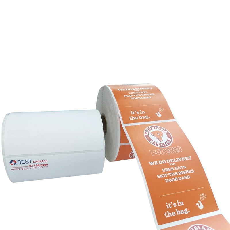 Blank 4X6 Direct Thermal Label Rolls for Shipping