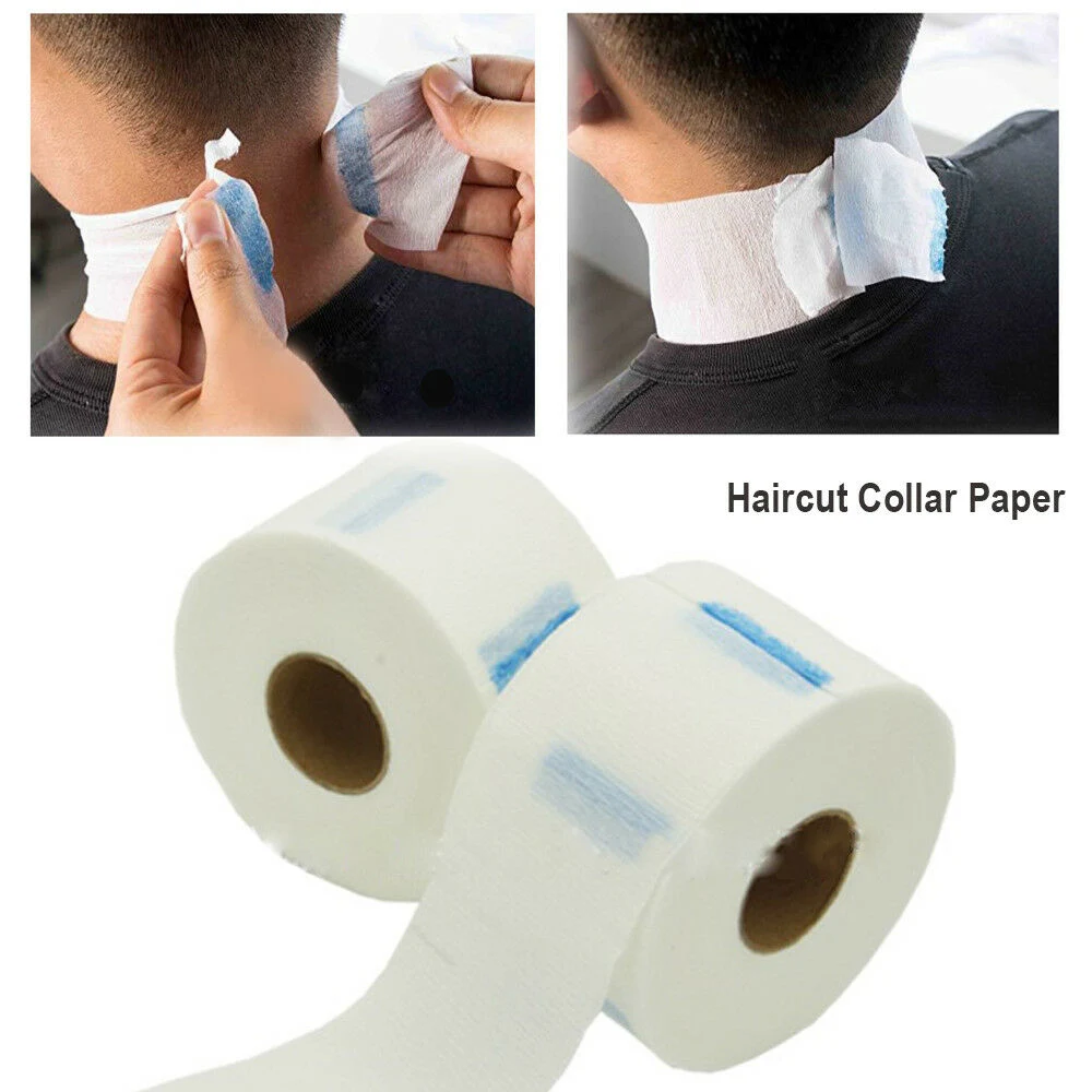 The Hairdressing Disposable Tissue Neck Paper with Neck for Barber Ruffles Paper