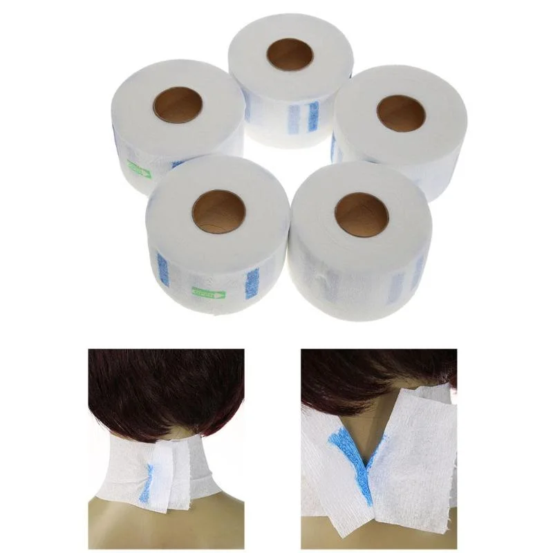 The Hairdressing Disposable Tissue Neck Paper with Neck for Barber Ruffles Paper