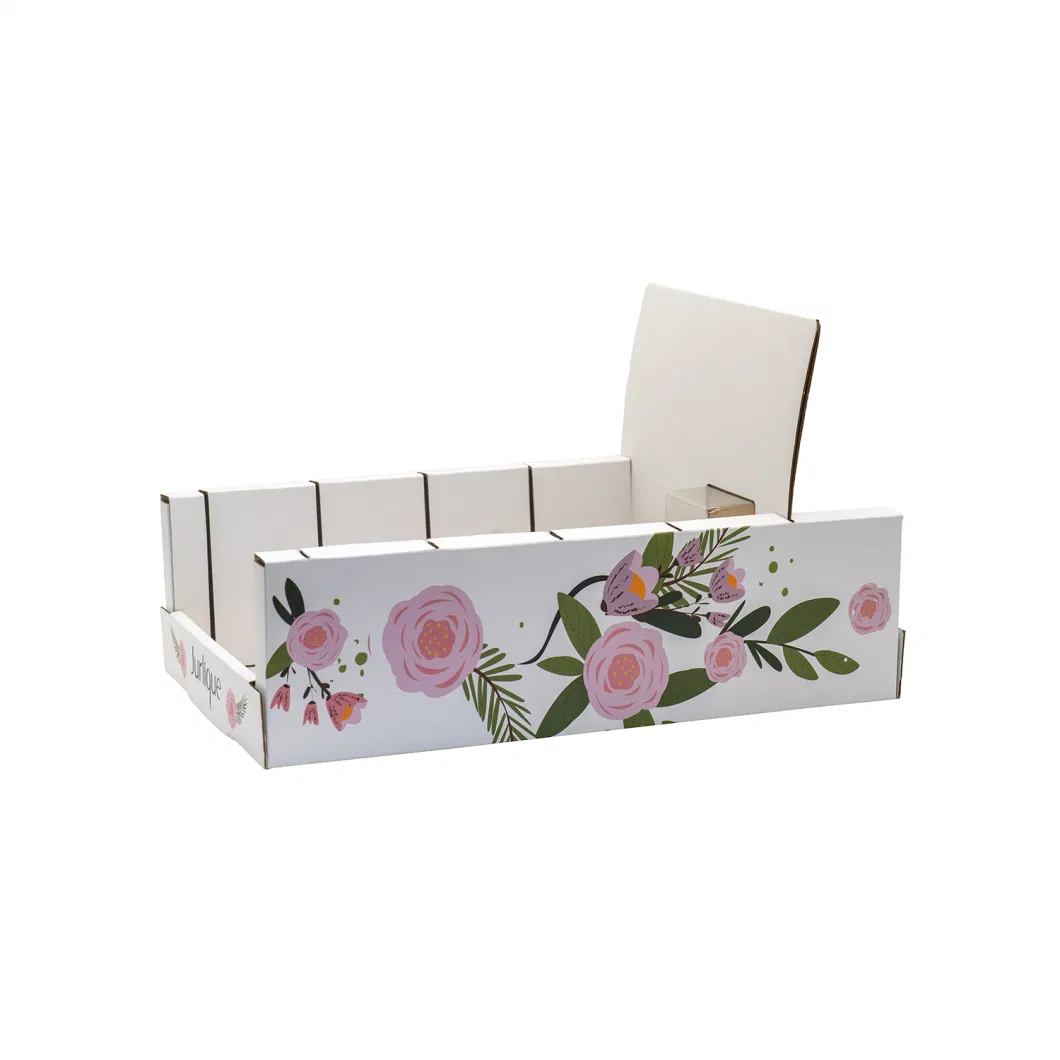 PDQ Packing Cardboard Paper Counter Top Display Box for Candy Clips Incense Chocolate Lipstick Makeup