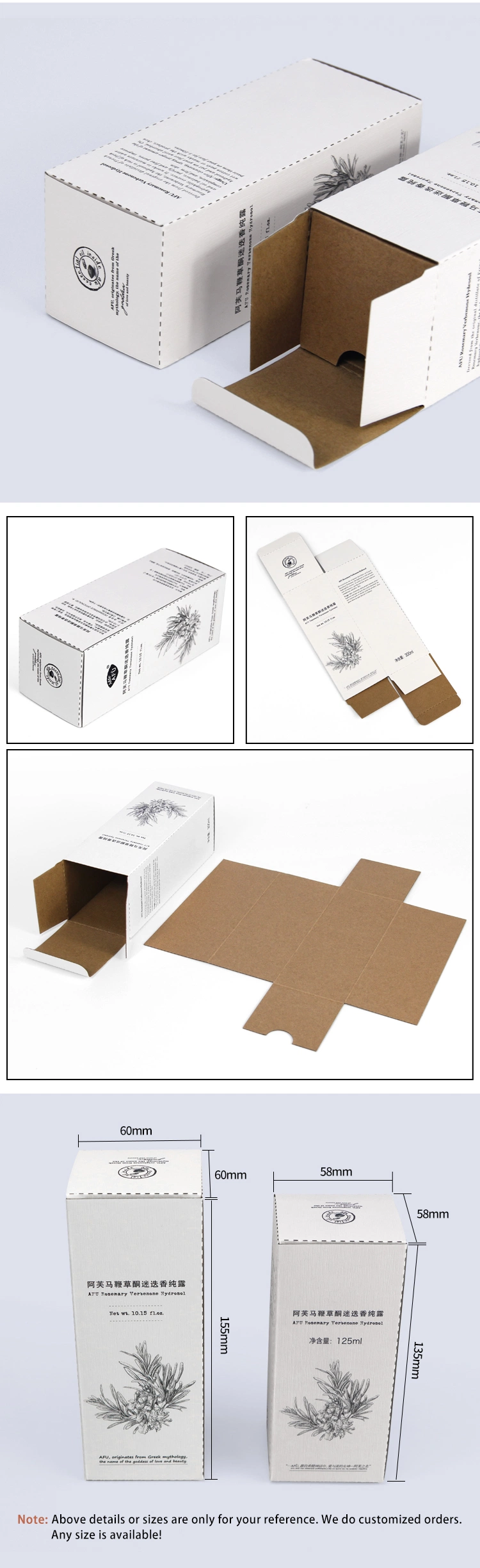 Firstsail Eco Friendly Custom Packaging Boxes Design Hexagon Shape Facial Tissue Disposable Car Napkin Towel Flat Foldable Paper Card Box