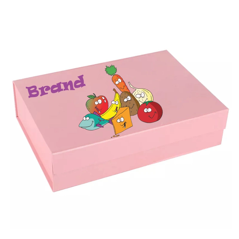 Custom Logo UV-Coating Magnetic Packaging Gift Box Flip Top Cardboard Eco Gift Packaging Box