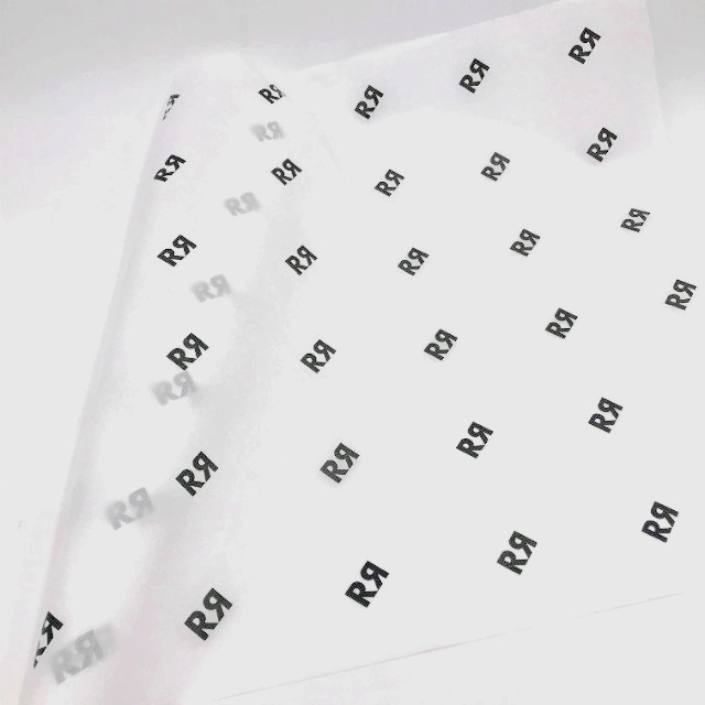 Gold White Black Tissue Wrapping Paper 17GSM