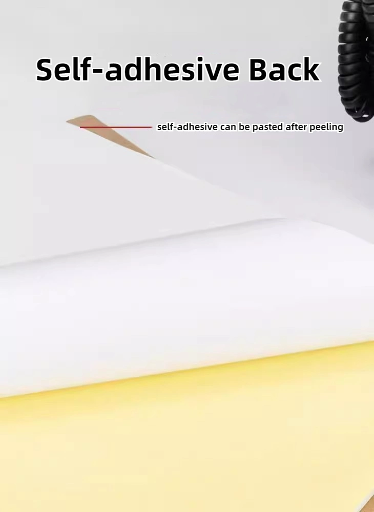 Blank White Sticker Paper Water-Proof Oil-Proof Scratch-Proof Strong Self-Adhesive Sticker for Labels