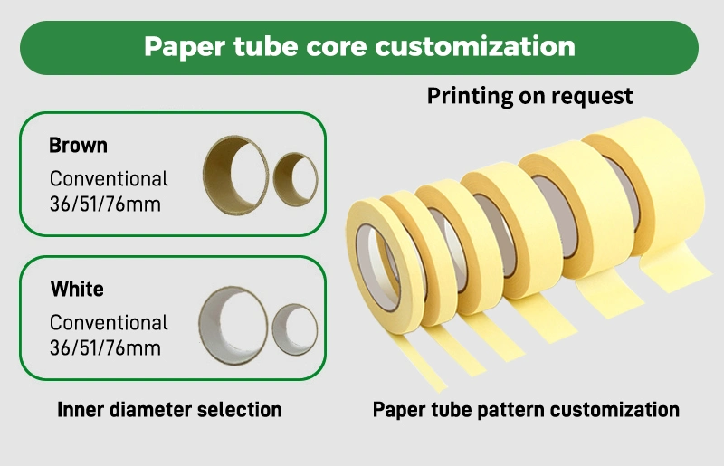 Wholesale Manufacturers Automotive Jumbo Roll Painting Labeling Packing Washi Masking Tape