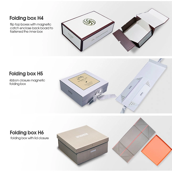 Custom Made Luxury Boutique Rigid Cardboard Magnetic Closure Book Shaped Gift Packaging Box with Drawer