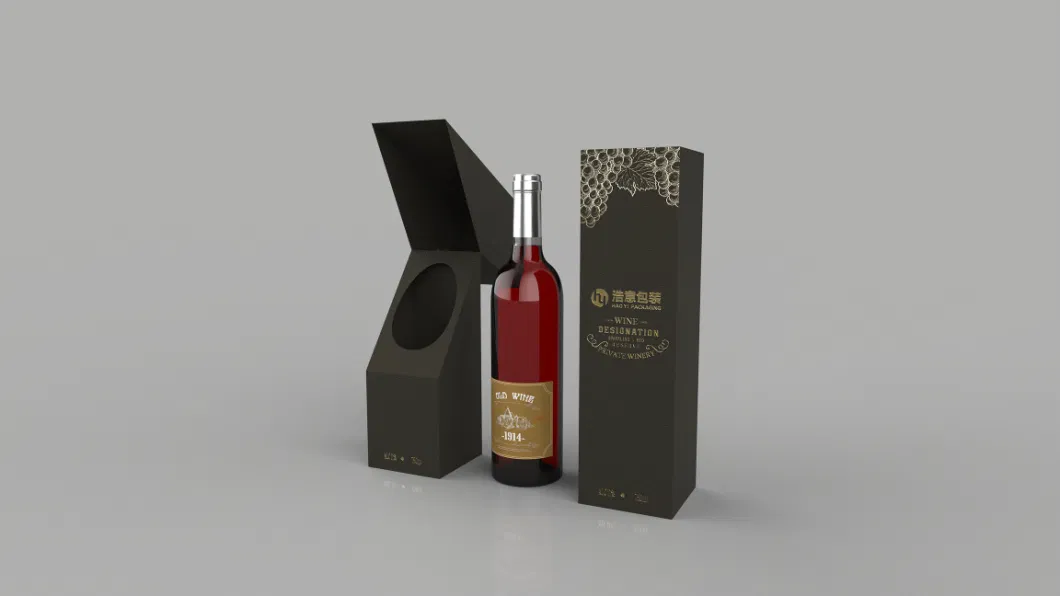 China Wholesale Custom Luxury Alcohol Paper Gift Packaging Box for Red Wine