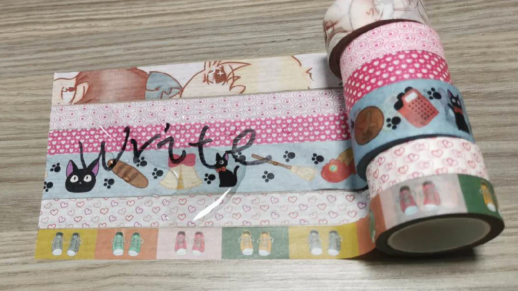 Wholesale Price Single-Sided Rubber Waterproof Washi Paper Tape