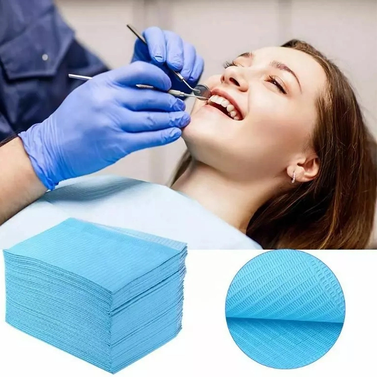 Pink/Blue/Black Disposable Dental Bid with 3ply for Good Quality