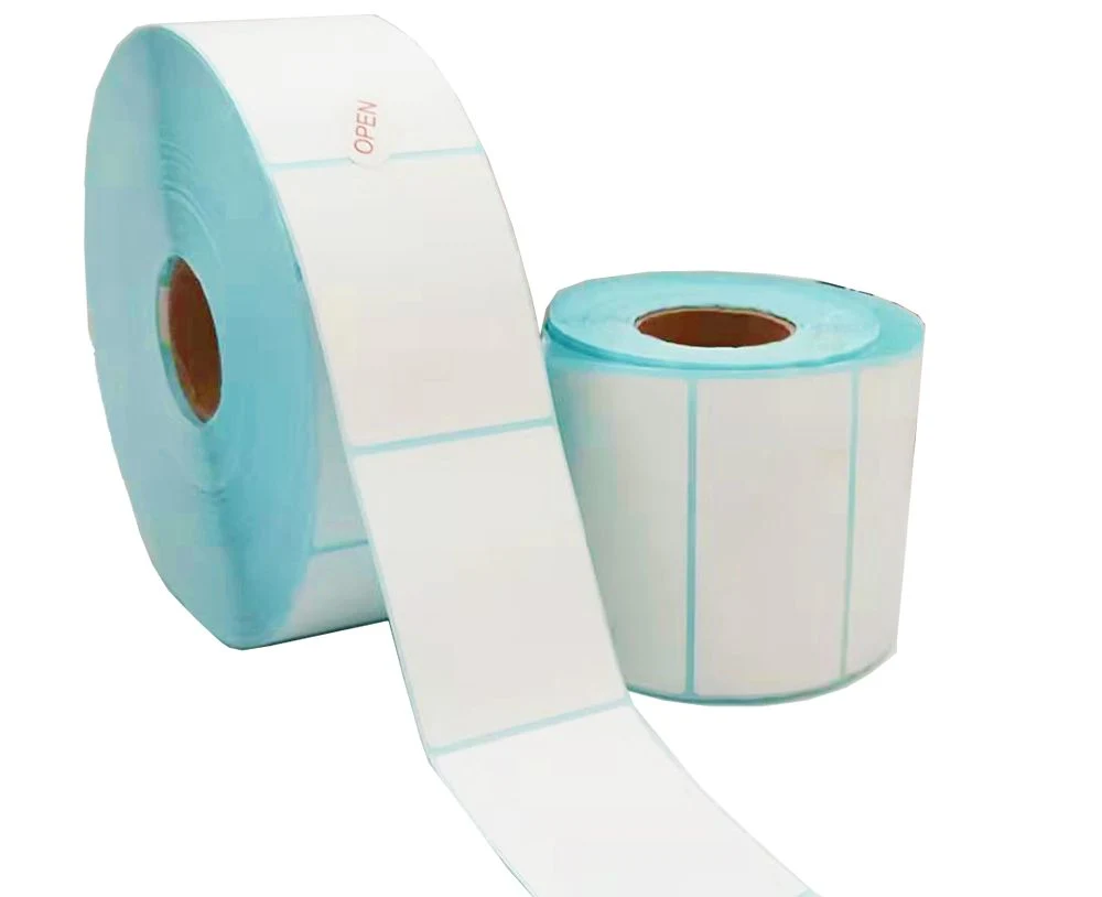 Direct Thermal Sticker Roll 100 X 150mm Custom Waterproof Blank Sticker Bar Code Thermal Label