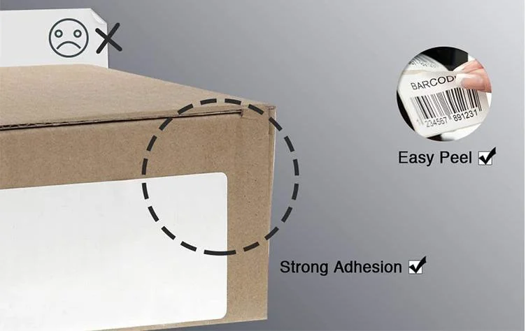 Factory Wholesale 4*6 Labels Thermal Sticker A6 Paper Shipping Label Roll