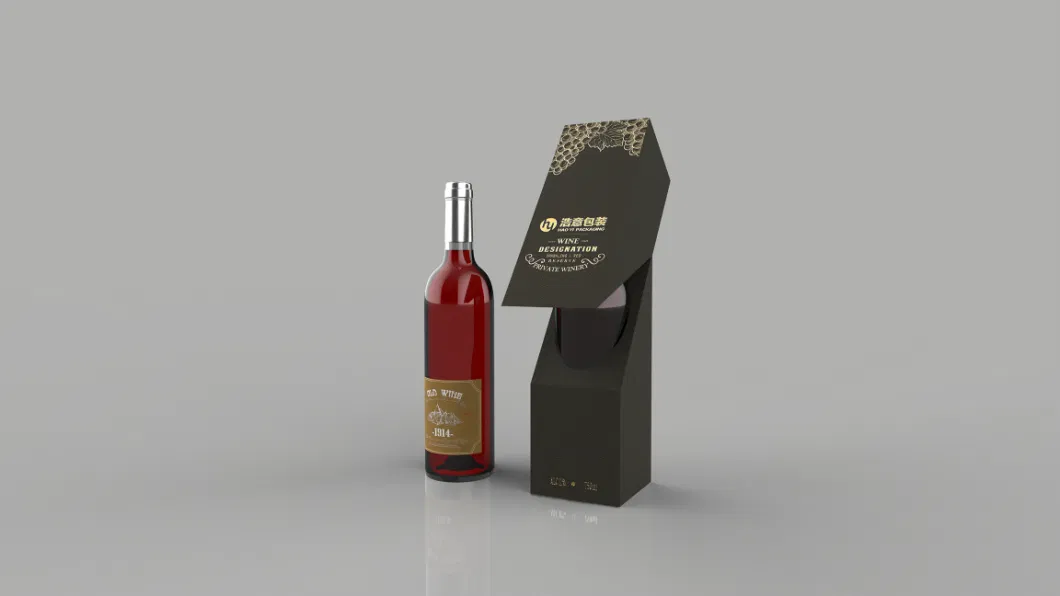 China Wholesale Custom Luxury Alcohol Paper Gift Packaging Box for Red Wine