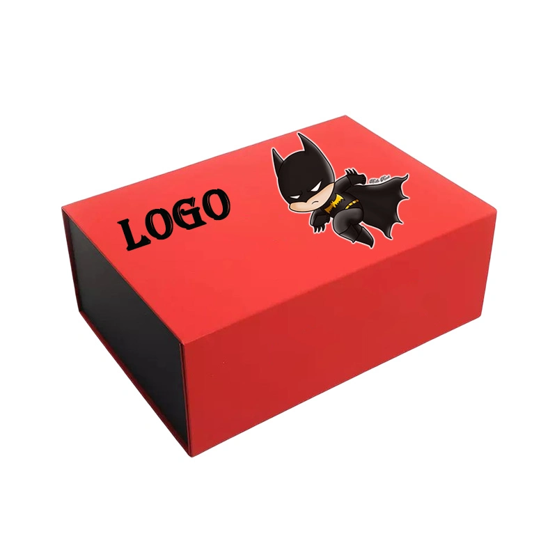 Custom Logo UV-Coating Magnetic Packaging Gift Box Flip Top Cardboard Eco Gift Packaging Box