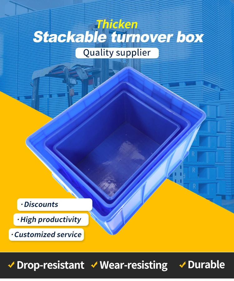 Jcpb009 Industrial Bin Plastic Box Stackable Moving Box