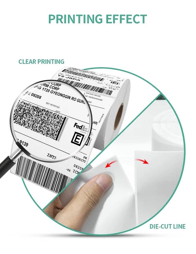 Wholesale Blank Direct Thermal Label 4X6 Internet Shipping Dymo Compatible Labels Roll