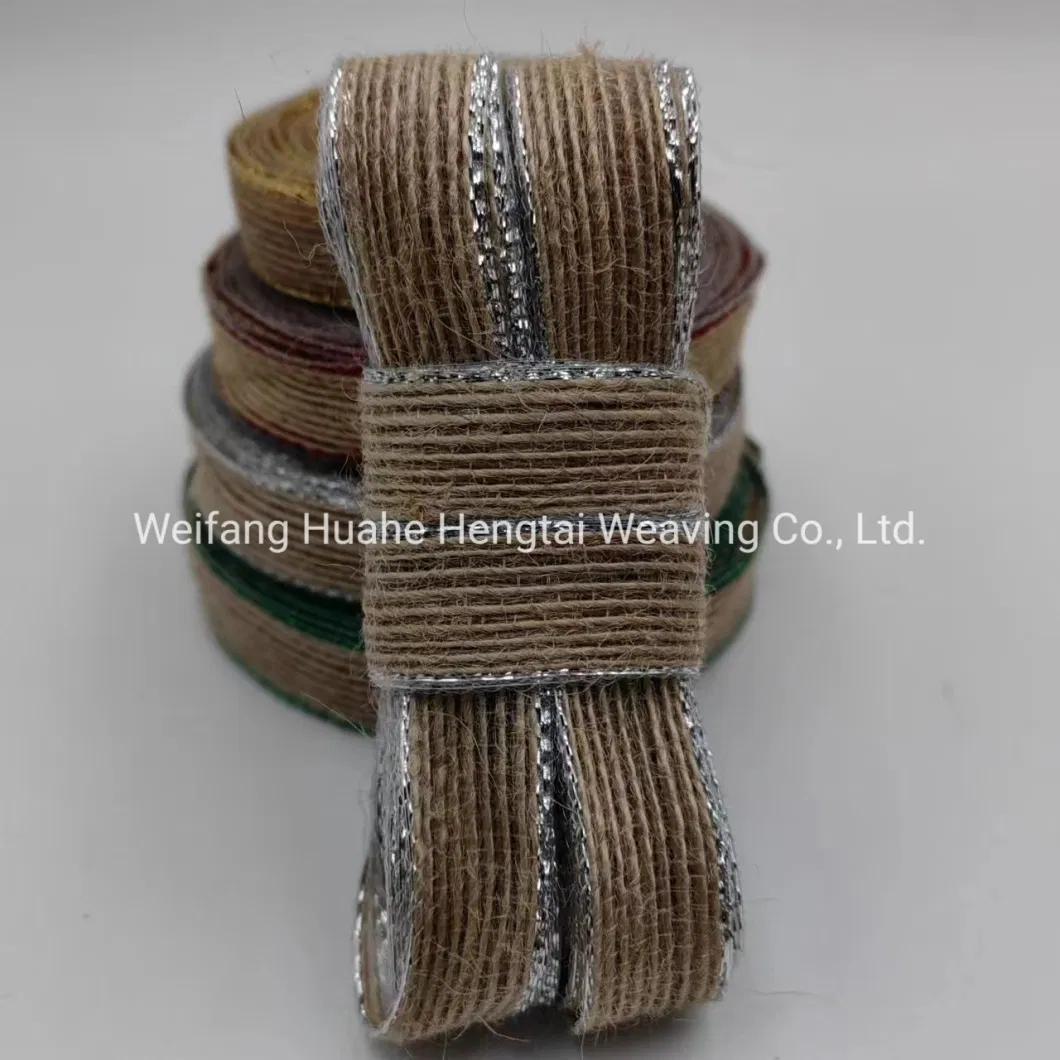 Wholesale Colorful Edge Fishing Line Jute Webbing Binding Decorative Tape