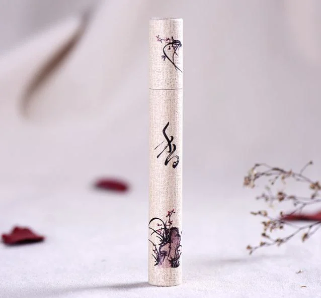 Wholesale Recycled Kraft Incense Stick Fragrance Rigid Cylinder Packaging Lipstick Paper Tube