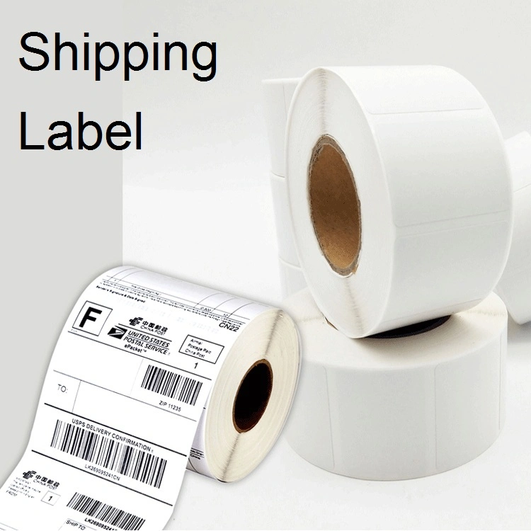 4X6 Compostable Thermal Blank Paper Shipping Label Sticker Rolls