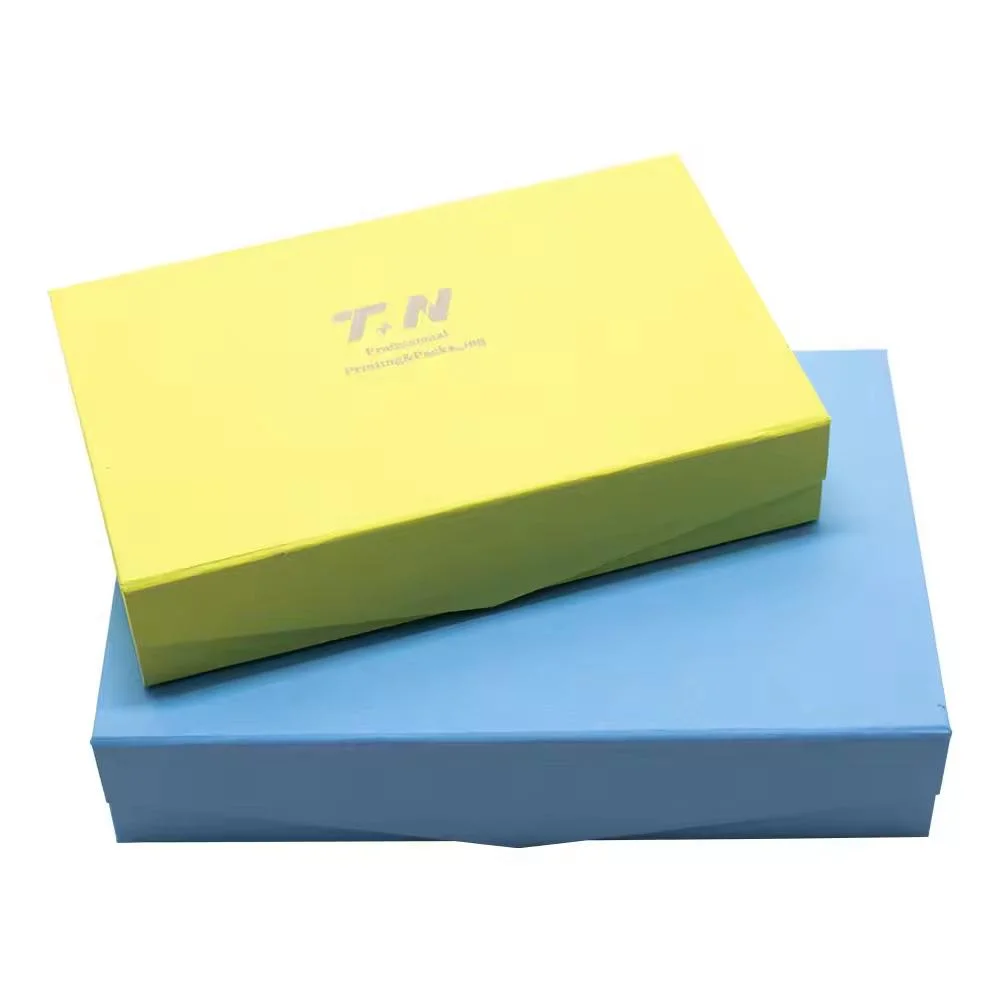 Custom Gift Box Packaging Art Paper Clamshell Book Shape Boxes with Environmentally Friendly and Recyclable Magnetic