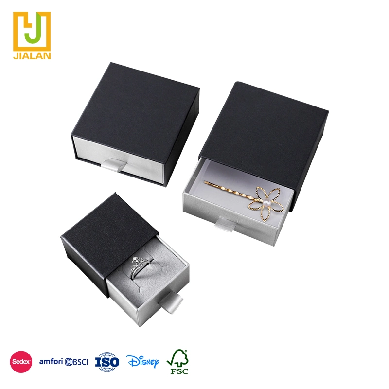 Custom Printing Logo Letters Paper Cardboard Luxury Earrings Necklace Packaging Gift Box