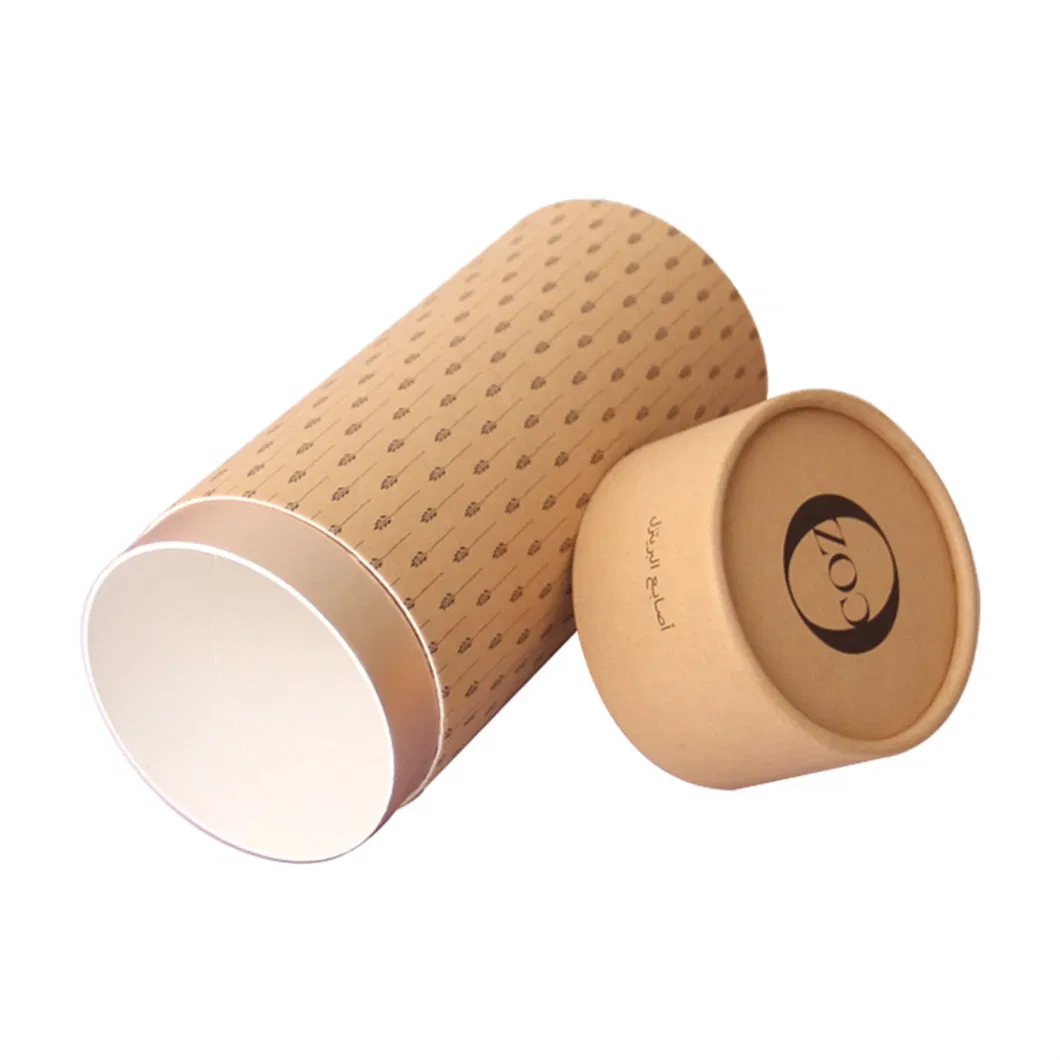 Wholesale Cheaper Custom Hotsale Cylinder Kraft Paper Round Box for Pen Empty Incense Cardboard Packaging Tube