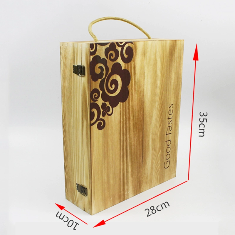 Wholesale Wooden Wine Grass Box Wine Glass Gift Packaging Box