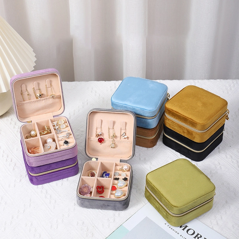 Wholesale New Travel Personalized Luxury Gift Box Packaging Jewellery Storage Organizer Printed Custom Jewelry Boxes