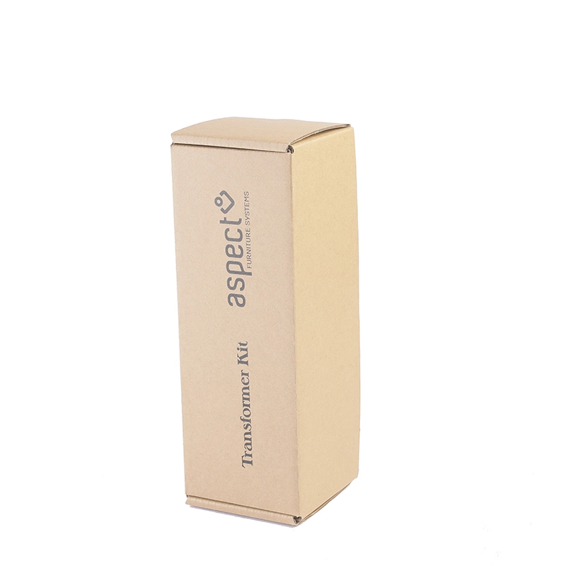 Natural Brown Material Outside Black Printing Packaging Box