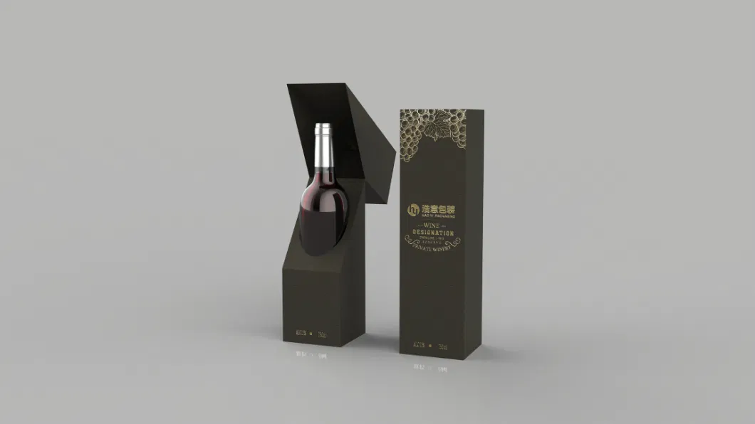 China Wholesale Custom Luxury Alcohol Paper Gift Packaging Box for Red Wine