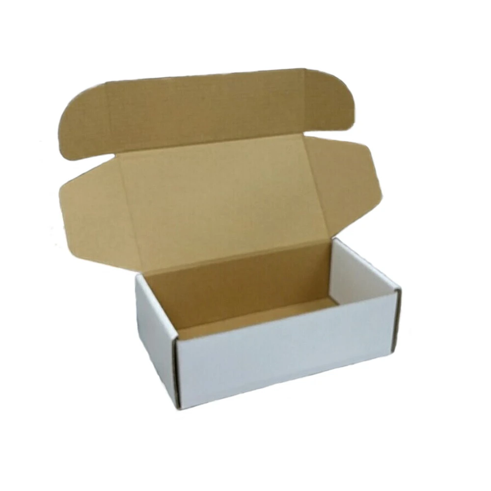 Self Seal Mailer Shipping Paper Box Brown Kraft Corrugated Carton Cardboard Boxes Packaging with Zipper Strip