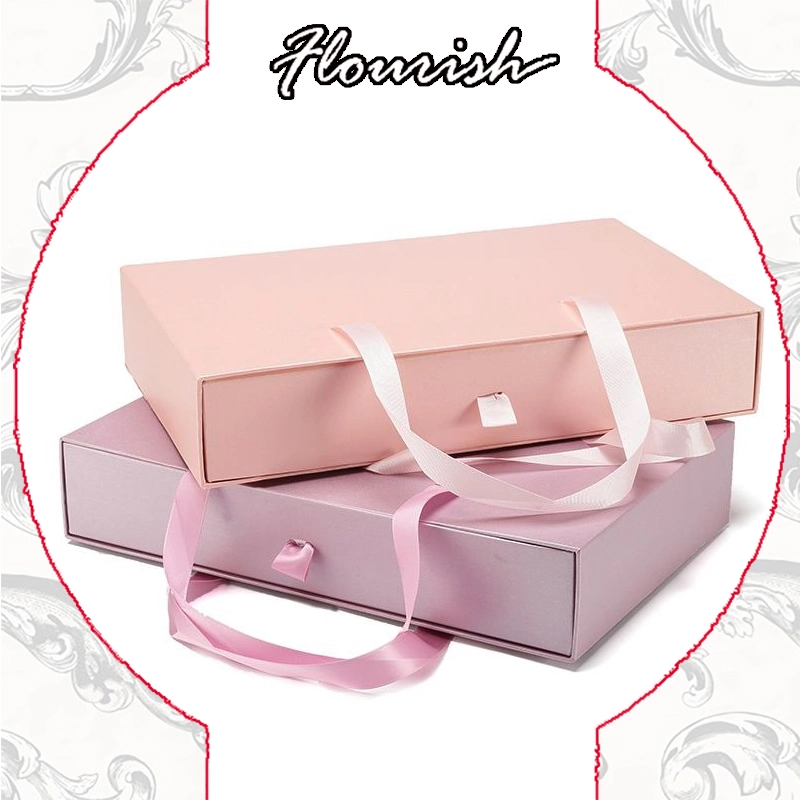 Drawer Type Cute Paper Cardboard Underwear Socks Gift Packaging Box