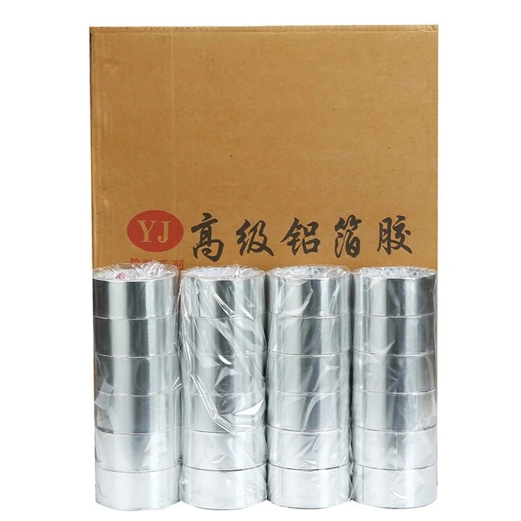 Factory Wholesale Unlined Paper Pure Composite Aluminium Silver Foil Washi Water Proof Adhesive Tape