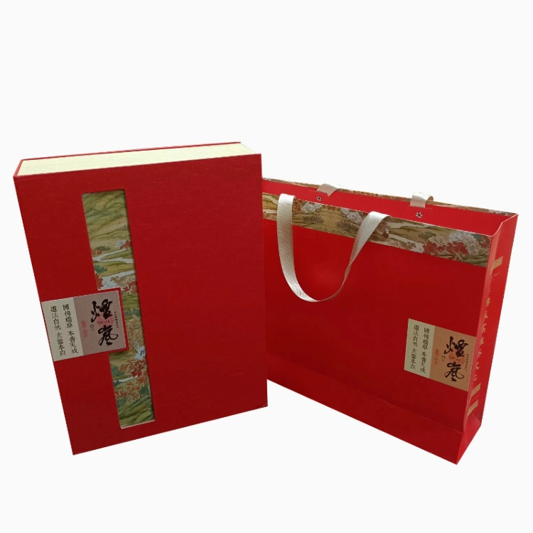 China Suppliers Luxury Design Gift Book Style Packaging Box Magnetic Closure Gift Box for Green or Black Tea