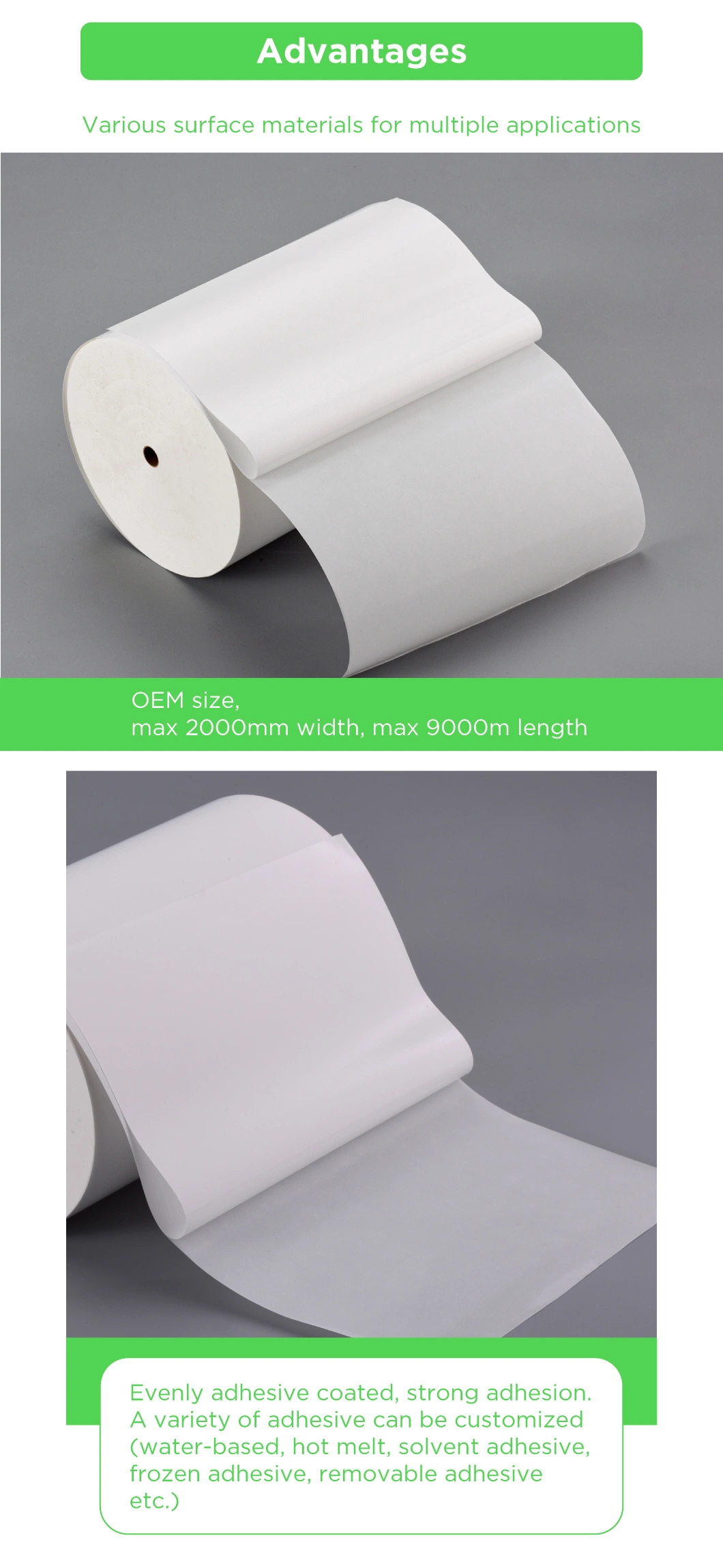 OEM Waterproof Rightint Shanghai china wholesale label jumbo roll