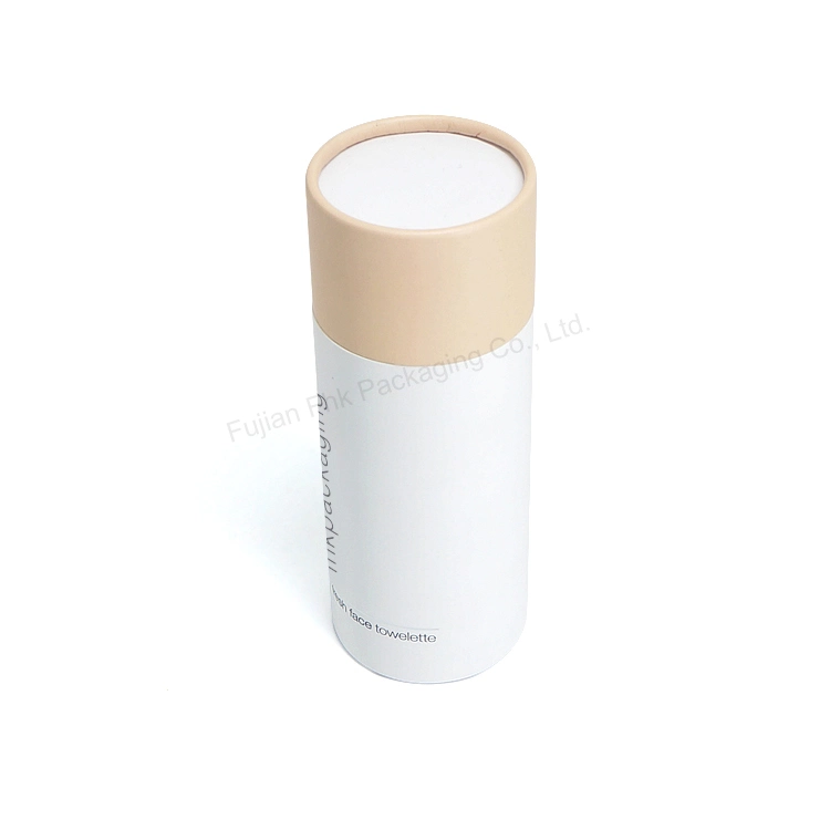 Wholesale Round Cylinder Gift Paper Cardboard Box with Custom Logo for Candle