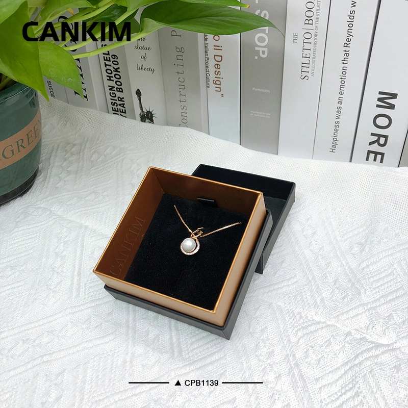 Cankim Jewellery Box Paper Jewellery Boxes Packaging Custom Logo Paper Jewellery Box for Necklace