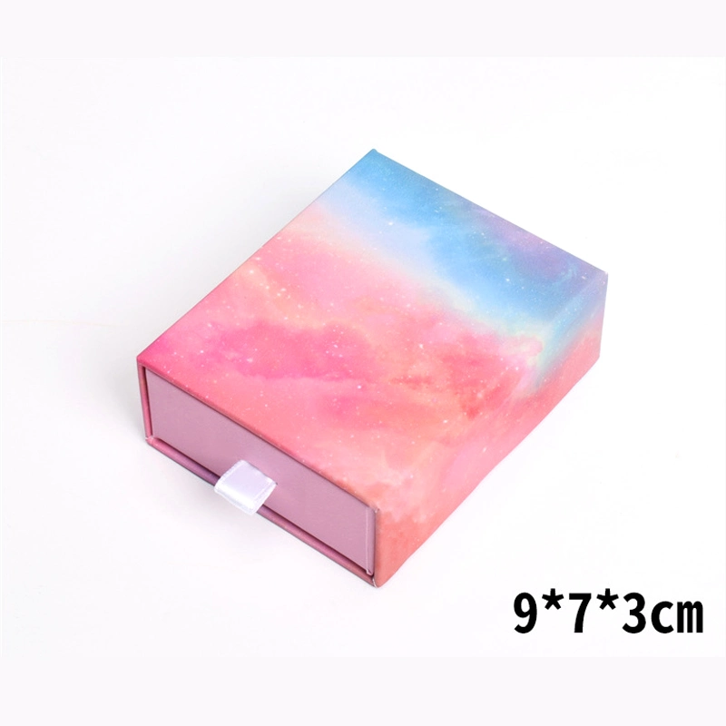 Custom A5 Size / Color Hot Wedding Sliding Paper Box Packaging Drawer Jewelry Box for Women