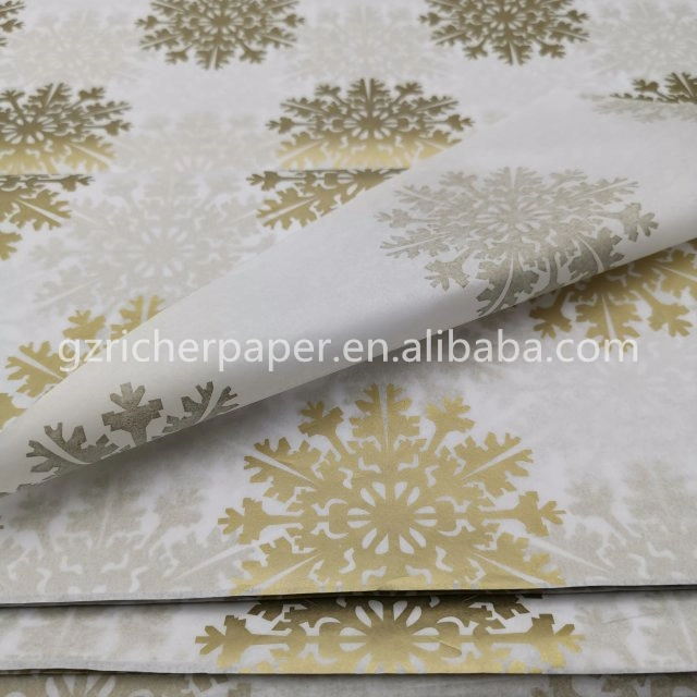 High Quality 17GSM-25GSM Custom Printed Wrapping Tissue Paper for Gift/Shoes/ Clothes