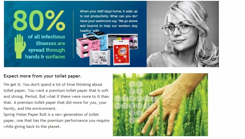 Tree Free Eco-Friendly Bamboo Toilet Paper Roll 3-Ply with Plastic Free Packaging Septic Safe Biodegradable Bath Tissue 