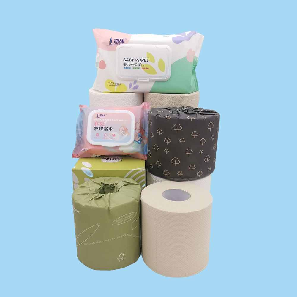 Eco-Friendly Healthy Bamboo Pulp Hand Tissue Toilet Paper Export Wholesale